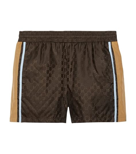 gucci swim shorts brown|Gucci bikini gg.